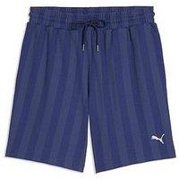 Puma Mens Class 8 Shorts - Blue
