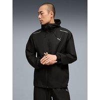 Puma Mens Tech Relaxed Tracksuit Jacket Woven - Black