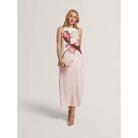 Ted Baker Floral Print Halter Neck Midi