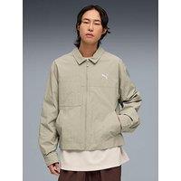 Puma Mens Wardrobe Essential Chore Jacket - Pebble Gray