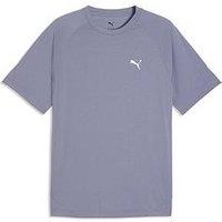 Puma Mens Evostripe Short Sleeve T-Shirt - Grey