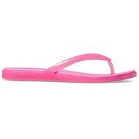 Crocs Miami Jelly Round Toe Flip Sandal - Lemonade Jelly