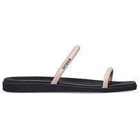 Crocs Miami Two Tone Two Strap Sandal- Dulce/Black