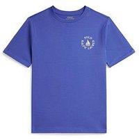 Polo Ralph Lauren Boys Short Sleeve Chest Logo T-Shirt - Blue