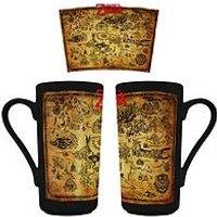 Nintendo Zelda Black & Gold Map Grande Mug