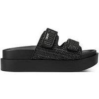 Dkny Piper - Platform Sandal 30Mm - Black