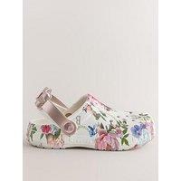 Ted Baker Girls Floral Bow Clogs - White