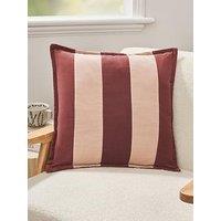 The Very Collection Velvet Stripe Cushion