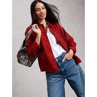 White Stuff Isabel Linen Jacket - Red