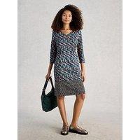 White Stuff Tallie Jersey Dress - Blue