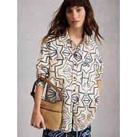 White Stuff Lydia Linen Shirt - White