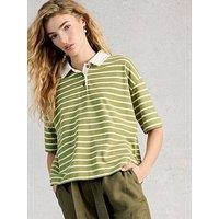 White Stuff Ruby Rugby Top - Green