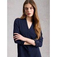 White Stuff Annie Mix Longline - Navy