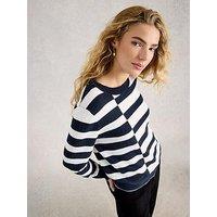 White Stuff Katie Stripe Jumper - Navy