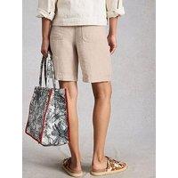White Stuff Tia Linen Short - Beige