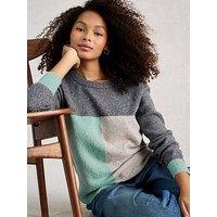 White Stuff Talia Nep Colourblock Jumper