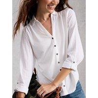 White Stuff Annie Mix Jersey Shirt