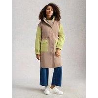 White Stuff Beth Waterproof Coat - Green