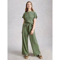 White Stuff Sandy Jersey Jumpsuit - Green