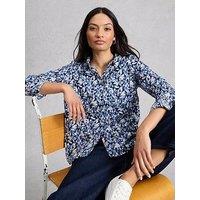White Stuff Sophie Cotton Shirt - Navy