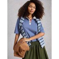 White Stuff Ruby Rugby Top - Blue