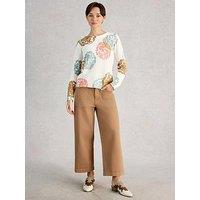 White Stuff Jodie Print Jumper