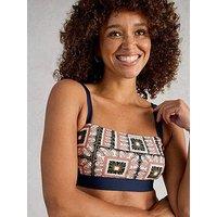 White Stuff Verity Bikini Top - Navy