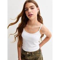 New Look 915 Scoop Cami Vest - White