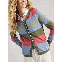 White Stuff Lulu Stripe Cardigan - Green