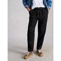 White Stuff Hadley Linen Trouser - Black