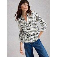 White Stuff Allie Jersey Shirt - White