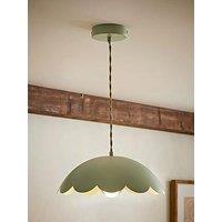 Valuelights Millie Flower Scallop Pendant Ceiling Light