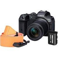 Canon Eos R7 Camera Kit Inc Rf-S 18-150Mm Lens, Neck Strap & Additional Lp-E6P Battery - Black