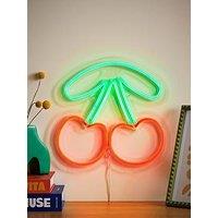 Valuelights Cherries Neon Sign Decoration Wall Light