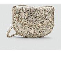 Mango Girls Mini Glitter Bag - Gold