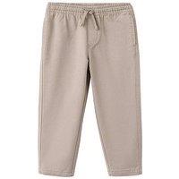 Mango Younger Boys Elasticated Waistband Trousers - Brown
