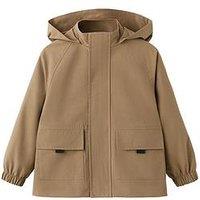 Mango Younger Boys Hooded Parka - Brown