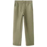 Mango Boys Elasticated Waist Chino Trousers - Khaki