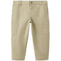 Mango Younger Boys Elasticated Waist Combat Trousers - Green