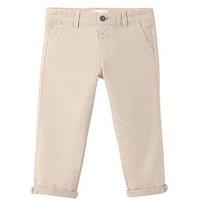 Mango Younger Boys Regular Waist Chinos - Beige
