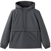 Mango Boys Hooded Jacket - Dark Grey