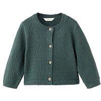 Mango Baby Unisex Knitted Cardigan - Green