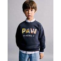 Mango Younger Boys Paw Patrol Sweatshirt - Navy