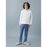 Mango Boys Elasticated Waistband Denim Jeans - Blue