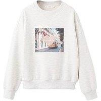 Mango Girls Sunday In Lisbon Sweatshirt - Grey