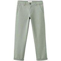 Mango Boys Straight Fit Chinos - Khaki