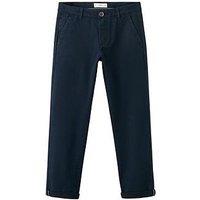 Mango Boys Straight Fit Chinos - Navy