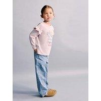Mango Younger Girls Hello Kitty Regular Jeans - Blue