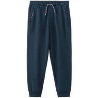 Mango Boys Cuffed Joggers With Zip Pockets - Navy
