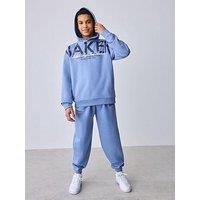 Ted Baker Older Boys Graphic Logo Hoodie Set - Blue